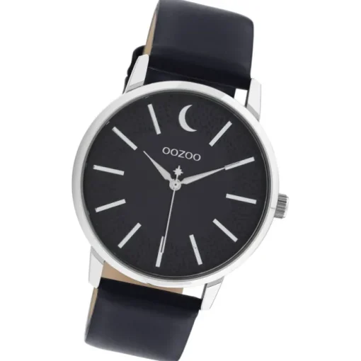 Oozoo Damen Armbanduhr Timepieces C11043 Analog Leder blau UOC11043