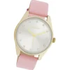 Oozoo Damen Armbanduhr Timepieces C11045 Analog Leder pink UOC11045