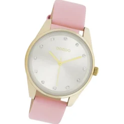 Oozoo Damen Armbanduhr Timepieces C11045 Analog Leder pink UOC11045