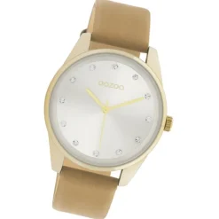Oozoo Damen Armbanduhr Timepieces C11046 Analog Leder braun UOC11046