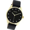 Oozoo Damen Armbanduhr Timepieces C11049 Analog Leder schwarz UOC11049