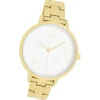Oozoo Damen Armbanduhr Timepieces Analog Edelstahl gold UOC11122