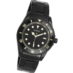 Oozoo Damen Armbanduhr Timepieces Analog Edelstahl schwarz UOC11149