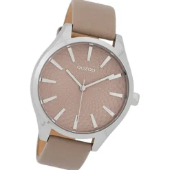 Oozoo Damen Armbanduhr Timepieces Analog Leder braun UOC9687A