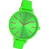 Oozoo Damen Armbanduhr Timepieces Analog Leder grün UOC11183