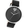 Oozoo Damen Armbanduhr Timepieces Analog Leder schwarz UOC11241