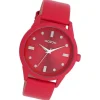 Oozoo Damen Armbanduhr Timepieces Analog Leder pink UOC11286