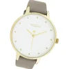 Oozoo Damen Armbanduhr Timepieces C11037 Analog Leder taupe UOC11037