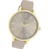Oozoo Damen Armbanduhr Timepieces Analog Leder taupe braun UOC11291