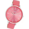 Oozoo Damen Armbanduhr Timepieces Analog Leder pink UOC11295