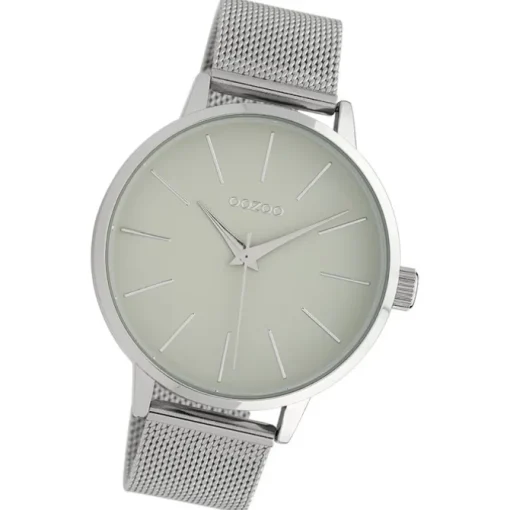 Oozoo Damen Armbanduhr Timepieces Analog Metall silber UOC10005