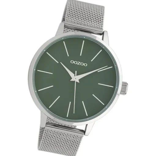 Oozoo Damen Armbanduhr Timepieces Analog Metall silber UOC10006