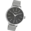Oozoo Damen Armbanduhr Timepieces Analog Metall silber UOC10007