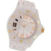 Oozoo Damen Armbanduhr Timepieces Analog Silikon weiß UOC4344A