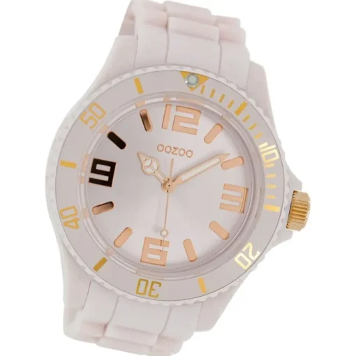 Oozoo Damen Armbanduhr Timepieces Analog Silikon weiß UOC4344A