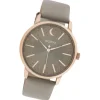 Oozoo Damen Armbanduhr Timepieces C11041 Analog Leder taupe UOC11041