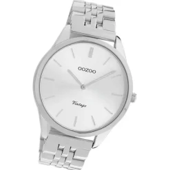 Oozoo Damen Armbanduhr Timepieces Analog Metall silber UOC9981A