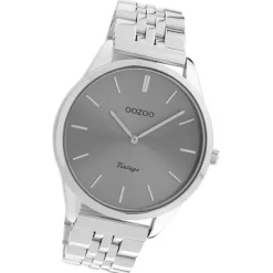 Oozoo Damen Armbanduhr Timepieces Analog Metall silber UOC9983A