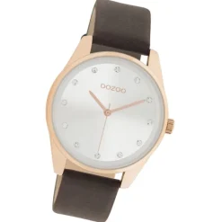 Oozoo Damen Armbanduhr Timepieces C11048 Analog Leder braun UOC11048