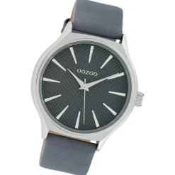 Oozoo Damen Armbanduhr Timepieces Analog Leder dunkelblau UOC10107