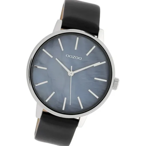 Oozoo Damen Armbanduhr Timepieces Analog Leder schwarz UOC10119