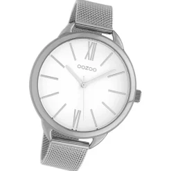 Oozoo Damen Armbanduhr Timepieces Analog Metall silber UOC10134