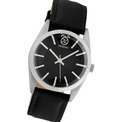 Oozoo Damen Armbanduhr Timepieces Analog Leder schwarz UOC10193