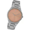 Oozoo Damen Armbanduhr Timepieces Analog Metall silber UOC10341