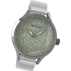 Oozoo Damen Armbanduhr Timepieces Analog Metall silber UOC10651