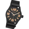 Oozoo Damen Armbanduhr Timepieces Analog Metall schwarz UOC10734