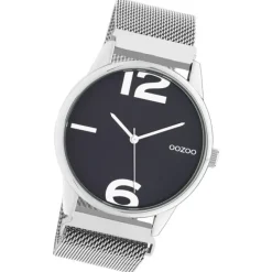 Oozoo Damen Armbanduhr Timepieces Analog Metall silber UOC10866