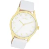 Oozoo Damen Armbanduhr Timepieces Analog Leder weiß UOC11325