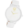 Oozoo Damen Armbanduhr Timepieces Analog Leder weiß UOC11343
