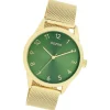 Oozoo Damen Armbanduhr Timepieces Analog Metall gold UOC11324