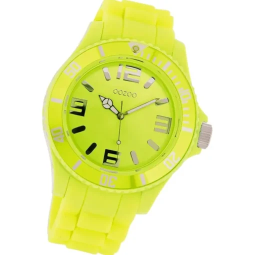Oozoo Damen Armbanduhr Timepieces Analog Silikon grün UOC4366A