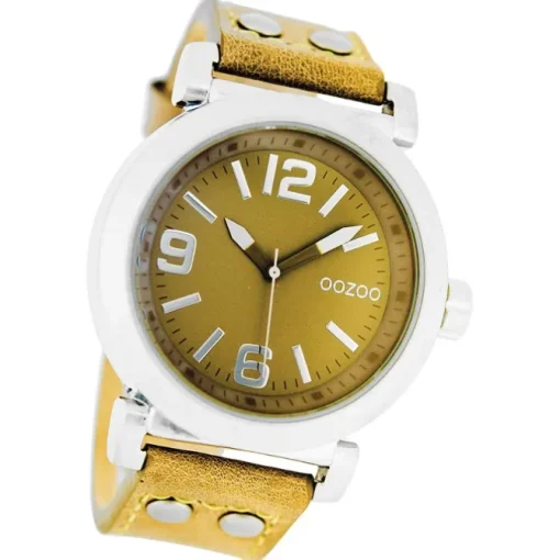 Oozoo Damen Armbanduhr Timepieces Analog Silikon gelb UOC4455A