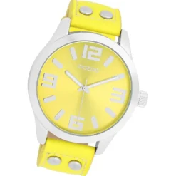 Oozoo Damen Armbanduhr Timepieces Analog Leder gelb UOC1071A
