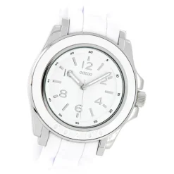 Oozoo Damen Armbanduhr Timepieces Analog Silikon weiß UOC4915A