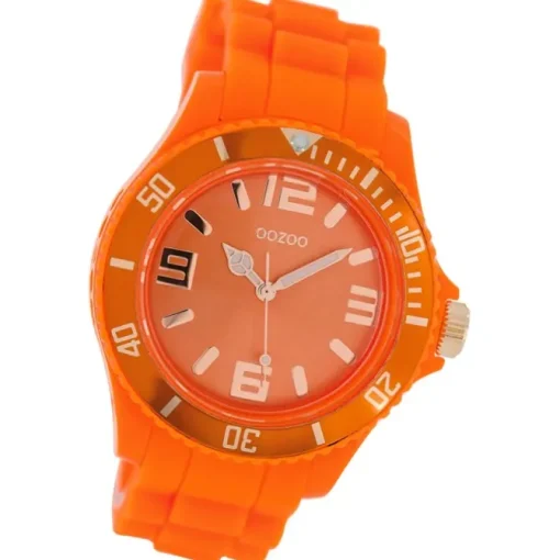 Oozoo Damen Armbanduhr Timepieces Analog Silikon orange UOC5054A