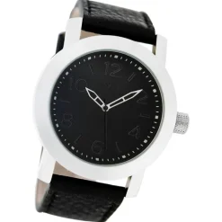 Oozoo Damen Armbanduhr Timepieces Analog Leder schwarz UOC5154A