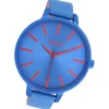 Oozoo Damen Armbanduhr Timepieces Analog Leder blau UOC11163