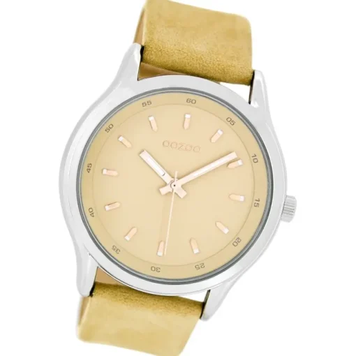 Oozoo Damen Armbanduhr Timepieces Analog Leder gelb UOC7435A