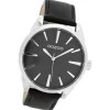Oozoo Damen Armbanduhr Timepieces Analog Leder schwarz UOC8364A