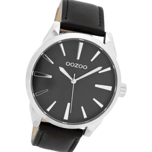 Oozoo Damen Armbanduhr Timepieces Analog Leder schwarz UOC8364A