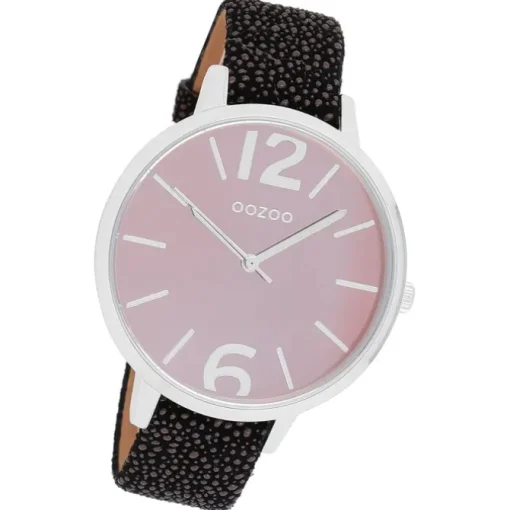 Oozoo Damen Armbanduhr Timepieces Analog Leder lila UOC9154A