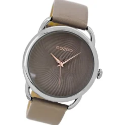 Oozoo Damen Armbanduhr Timepieces Analog Leder braun UOC9162A