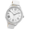Oozoo Damen Armbanduhr Timepieces Analog Leder weiß UOC9475A