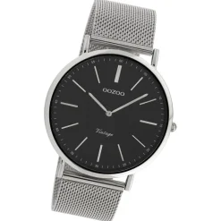 Oozoo Damen Armbanduhr Timepieces Analog Metall silber UOC9895A