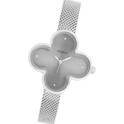 Oozoo Damen Armbanduhr Timepieces Analog Metallband silber UOC11526