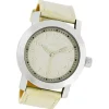 Oozoo Damen Armbanduhr Timepieces Analog Leder beige UOC5150A